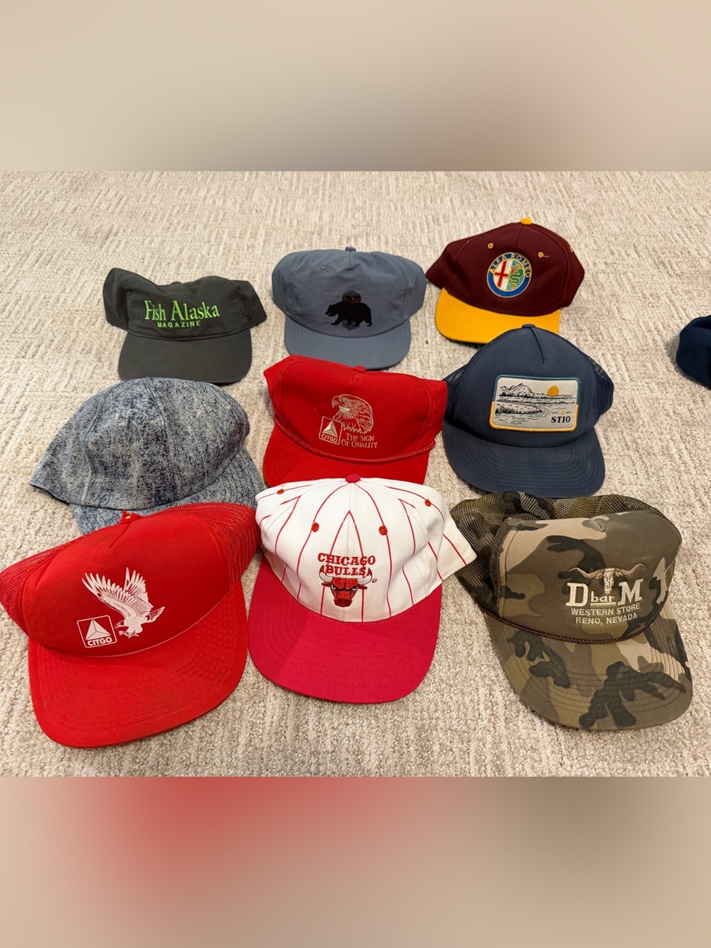 9 hat bundle vintage hats